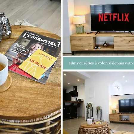 La Loge En Or - Parking Public - Triplex - Proche Centre Et Autoroute *